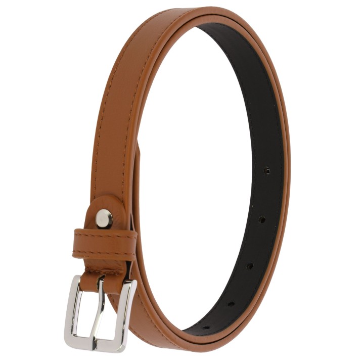 2 cm Gürtel echtes italienisches Leder für damen, LINDA