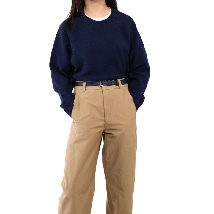 Cinturón de 2 cm cuero italiano genuino para las mujeres, LINDA