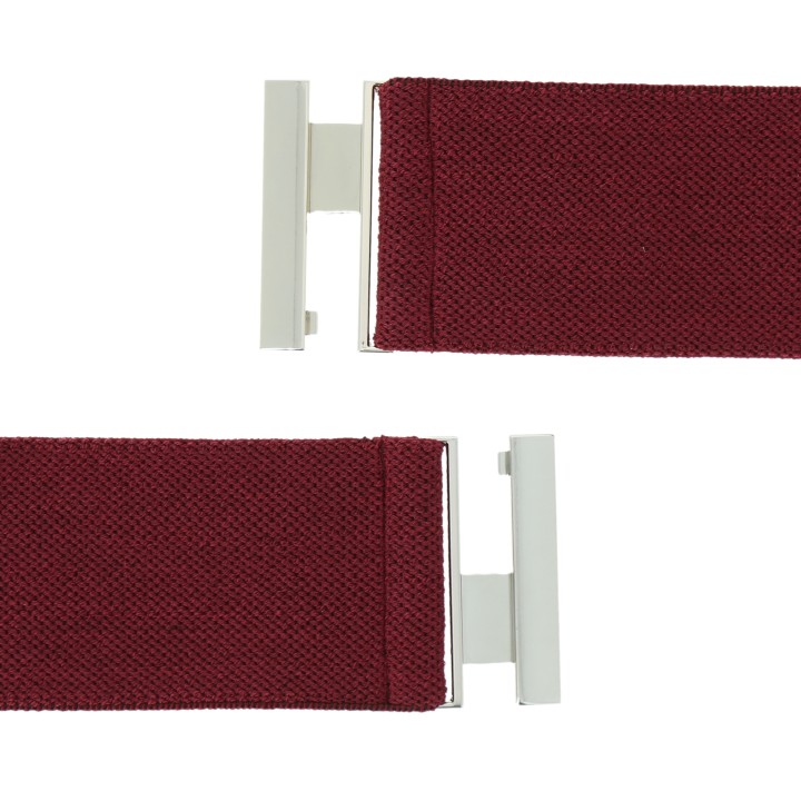 Women's belt elastic cotton, Made in France, YVETTE