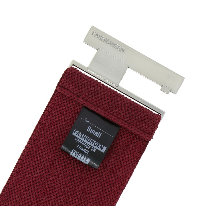 Women's belt elastic cotton, Made in France, YVETTE