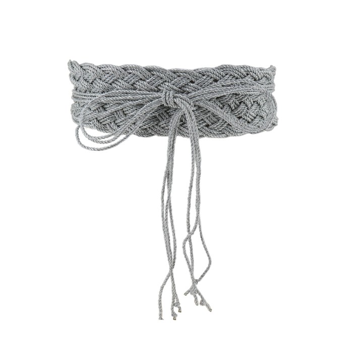 Wide Women braided Belt, Style Obi LILOU