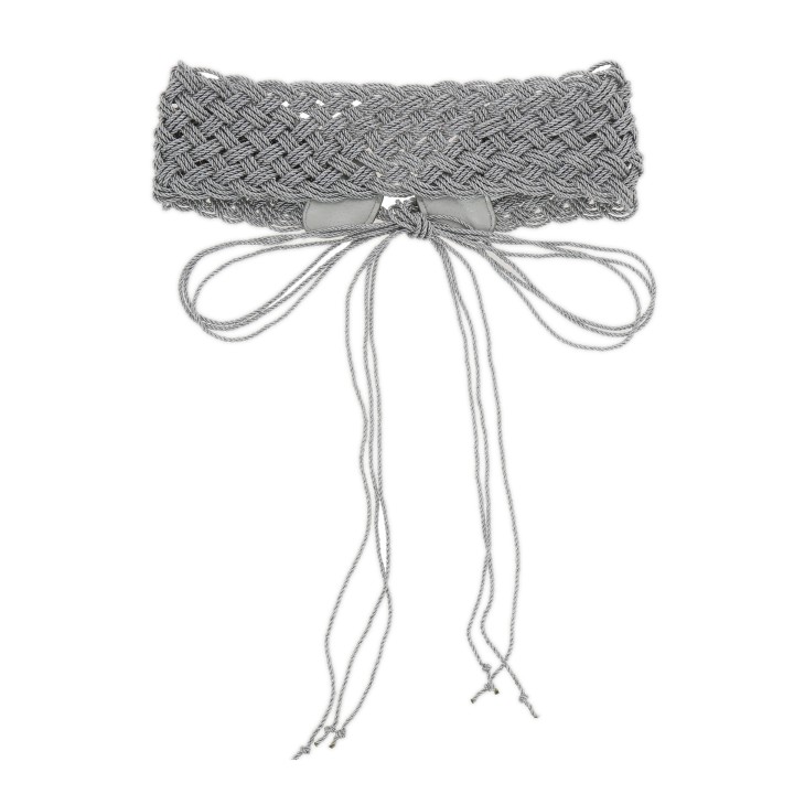 Cinturón ancho trenzado de mujer, Style Obi, LILOU