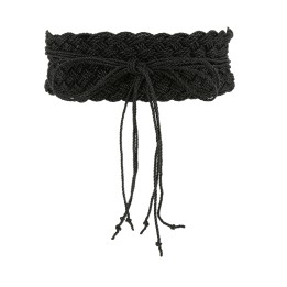Cinturón ancho trenzado de mujer, Style Obi, LILOU