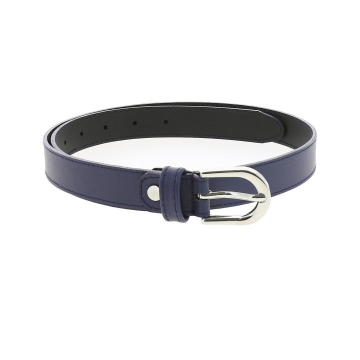 Women genuine Italian leather belt LUNA, Made in France