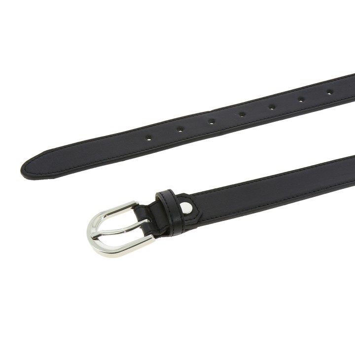 Women's belt in Italian leather, LUNA, Made in France