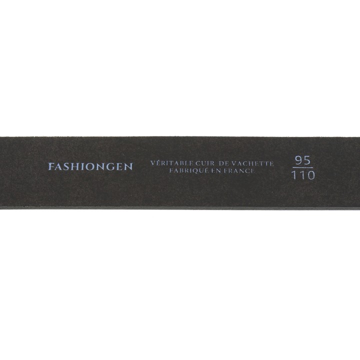 Women's belt in Italian leather, LUNA, Made in France