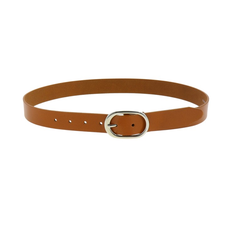 Women's Belt 1.2 Inches Width, Genuine Italian Leather, HENRIETTA, Made in France