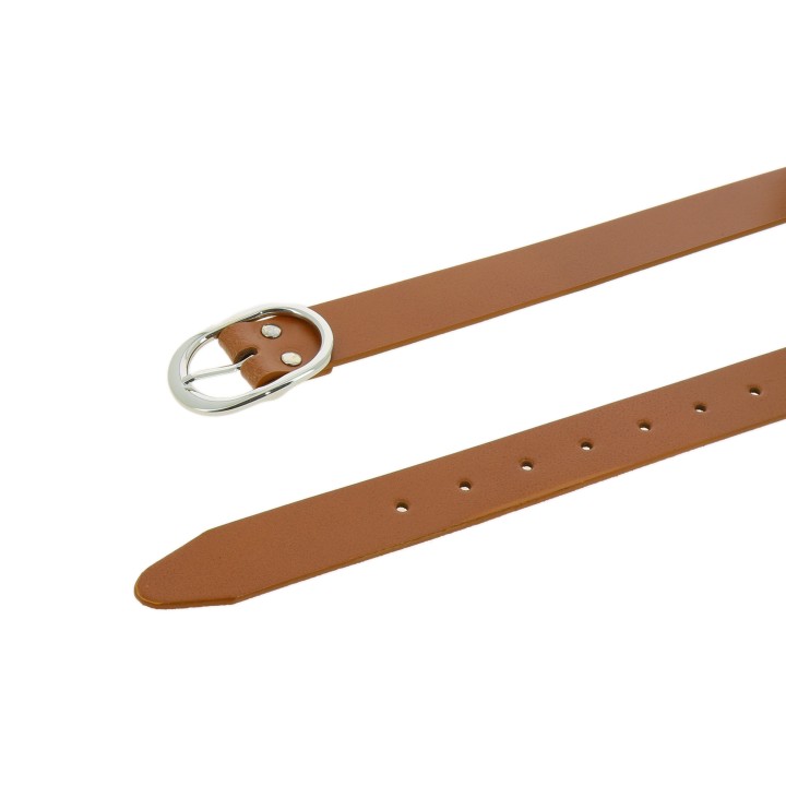 Women's belt in cowhide leather HENRIETTA, Made in France