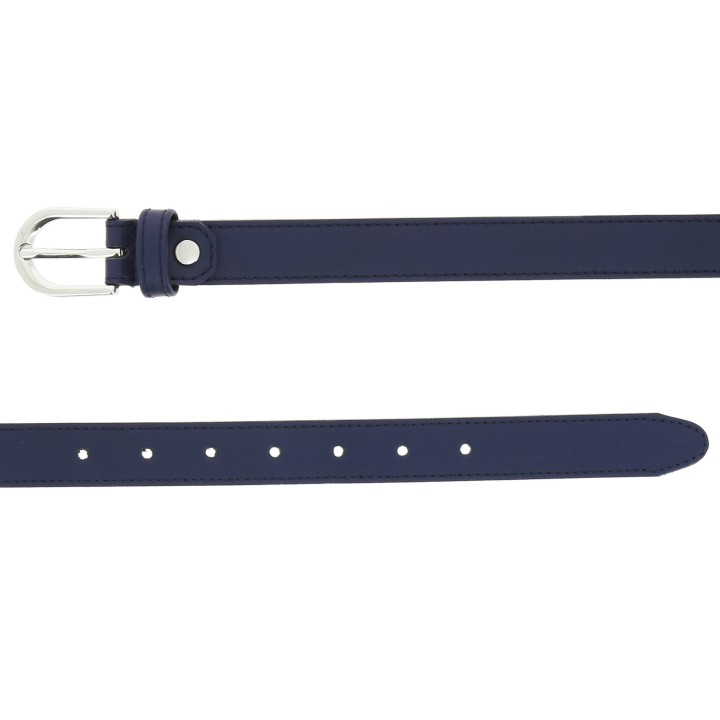 Women's belt in Italian leather, LUNA, Made in France