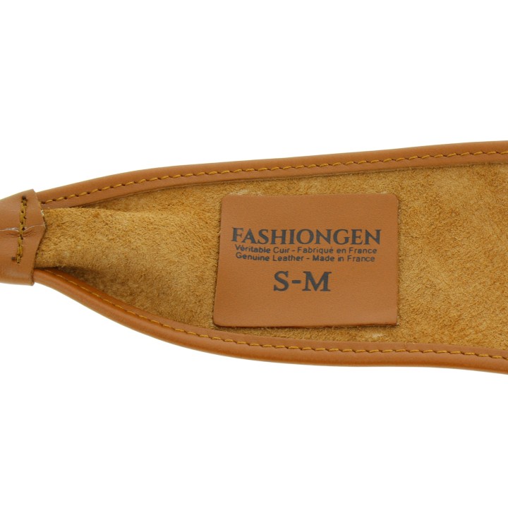 women's belt Obi Italian leather Made in France CASSIANE