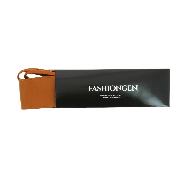 women's belt Obi Italian leather Made in France CASSIANE
