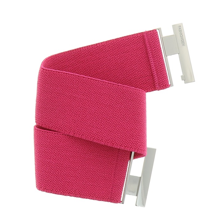 Women's belt elastic cotton, Made in France, YVETTE