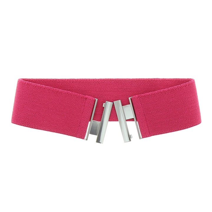 Women's belt elastic cotton, Made in France, YVETTE
