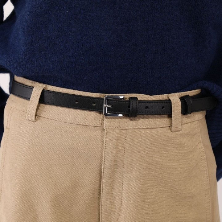 2 cm Gürtel echtes italienisches Leder für damen, LINDA
