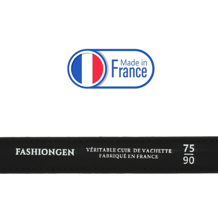 2 cm Belt Genuine Italian leather for women, LINDA