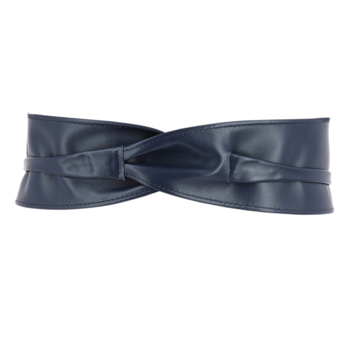 women's belt Obi Italian leather Made in France CASSIANE