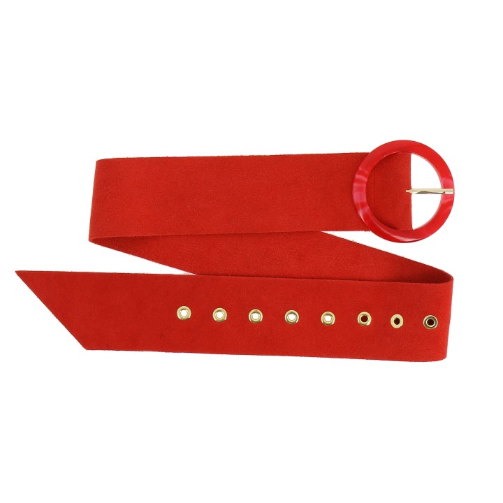 Damengürtel Taillengürtel  aus italienischem Leder, ANETTE