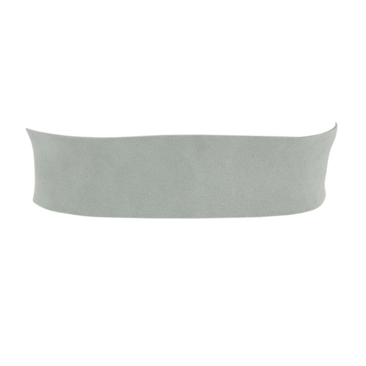 Women genuine Italian Suede Leather Belt, ANETTE, Made in France