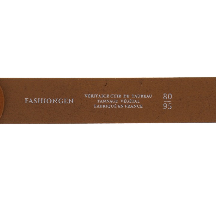 Damengürtel aus pflanzlich gegerbtem Vollnarbenleder, 3 cm breiter Damengürtel, Gürtel für Jeans, Hosen, RIVOLI