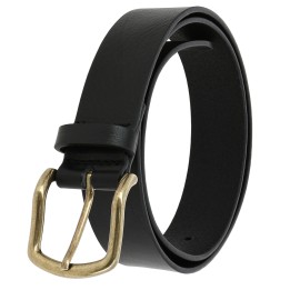 Vegetable tanned bull leather belt, for women and men, ALFONSA