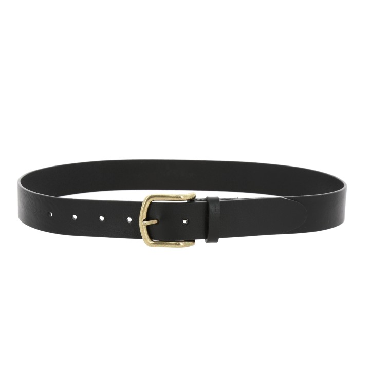 Vegetable tanned bull leather belt, for women and men, ALFONSA