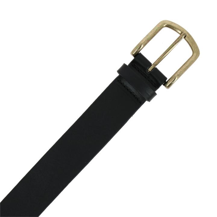 Vegetable tanned bull leather belt, for women and men, ALFONSA