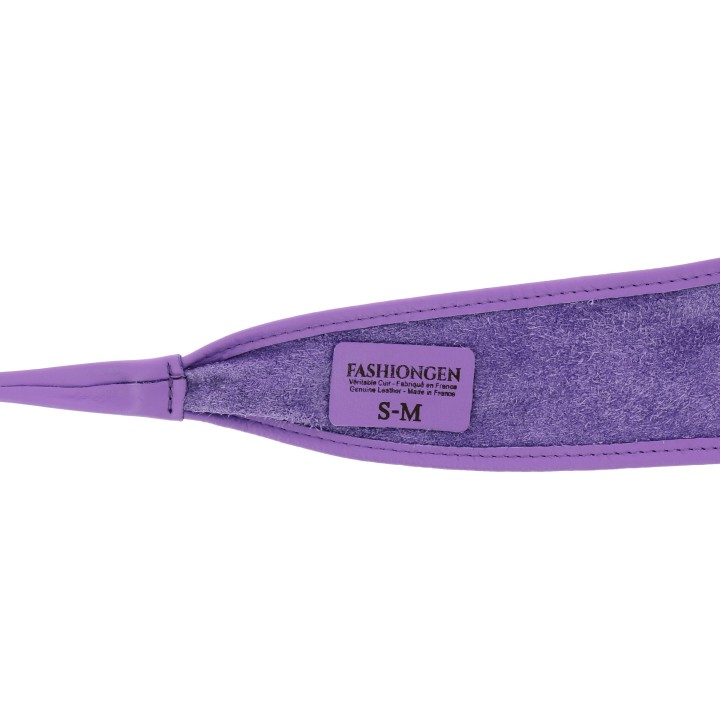 women's belt Obi Italian leather Made in France CASSIANE