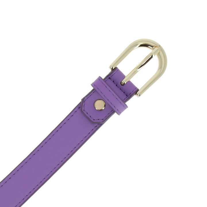 Women's belt in Italian leather, LUNA, Made in France