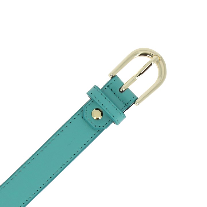 Women's belt in Italian leather, LUNA, Made in France