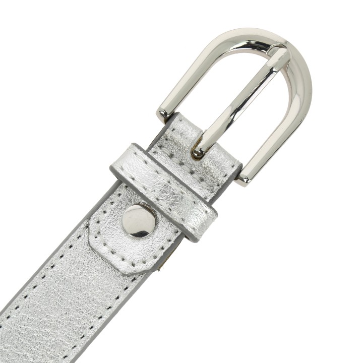 Women's belt in Italian leather, LUNA, Made in France