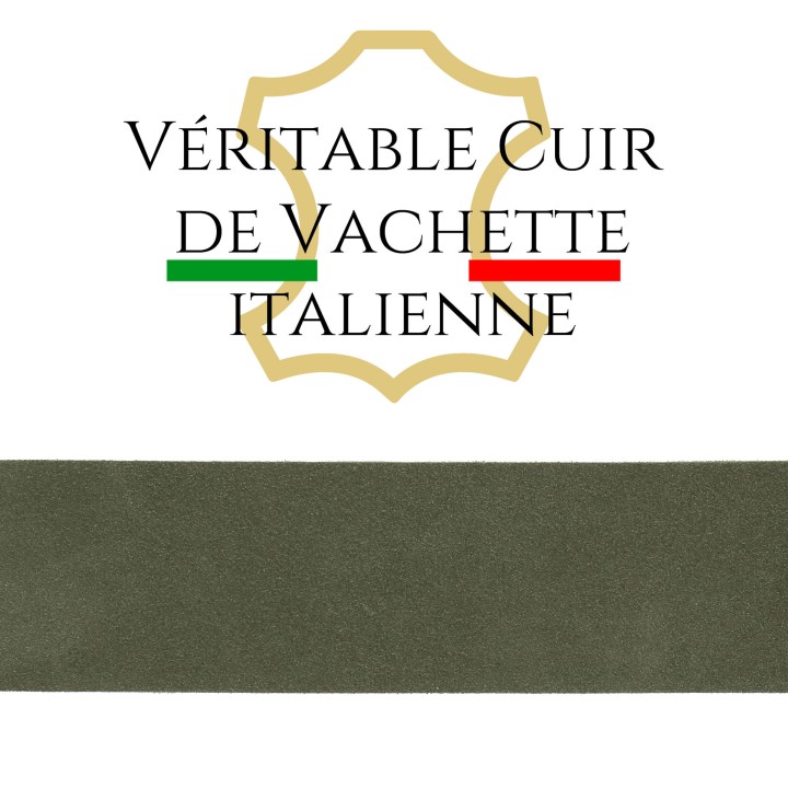 Cinturón para mujer en cuero italiano, ANETTE, Fabricado en Francia