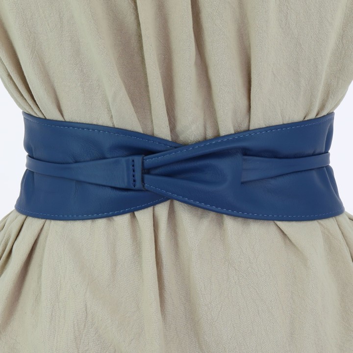 Damen Obi Gürtel aus echtem Leder, CASSIANE
