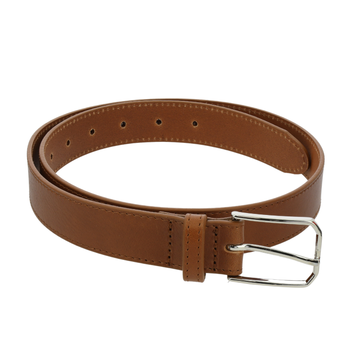 Damengürtel aus pflanzlich gegerbtem Vollnarbenleder, 3 cm breiter Damengürtel, Gürtel für Jeans, Hosen, RIVOLI