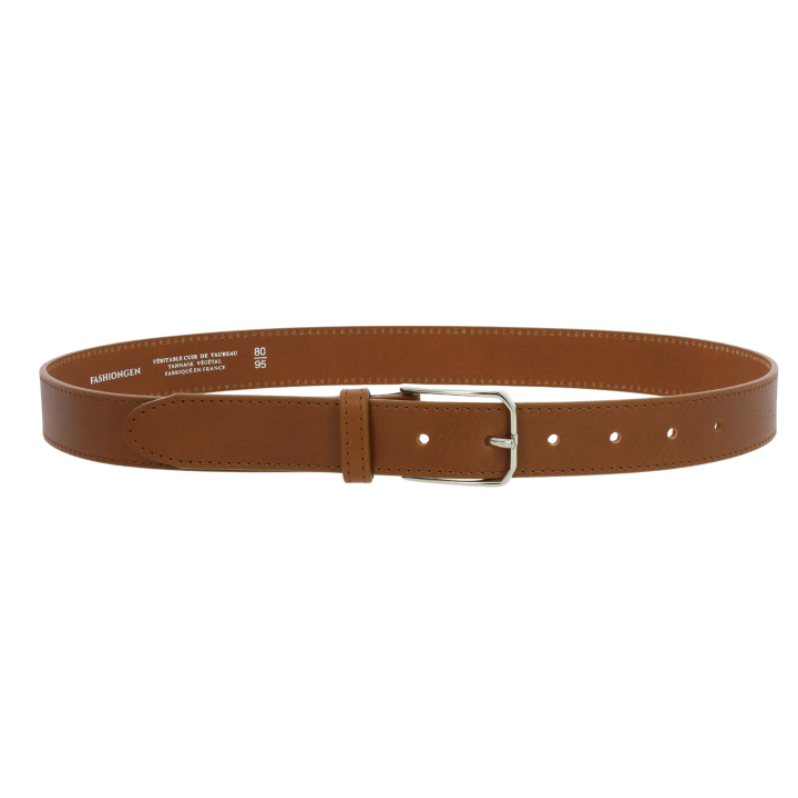 Cowhide leather belt for men, vegetable tanning, ROLFE