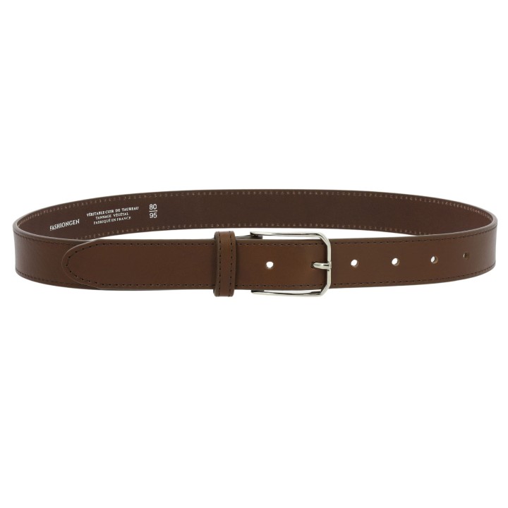 Cowhide leather belt for men, vegetable tanning, ROLFE